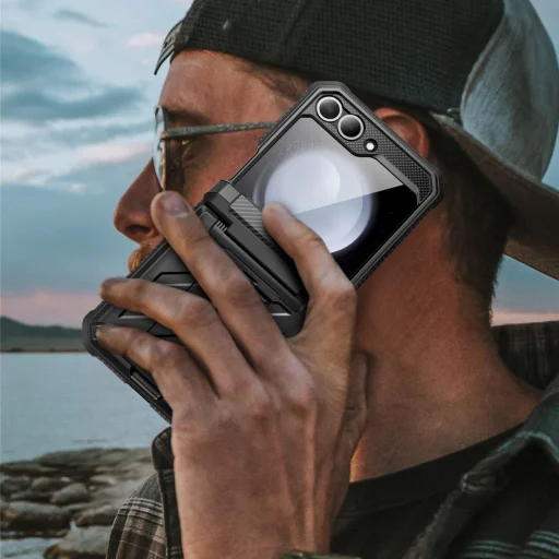  Galaxy Z Flip 6 Fekete Supcase Unicorn Beetle Pro tok - 6