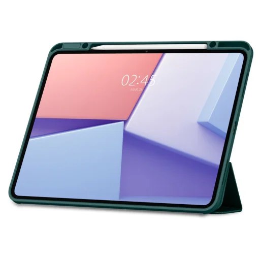  Apple iPad Pro 13 2024 Éjféli zöld SPIGEN Urban Fit tok - 11