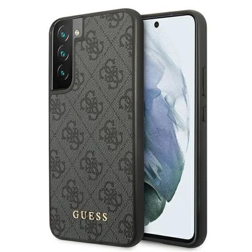 GUESS tok Samsung Galaxy S22 GUHCS22SG4GFGR (4G Metal Gold Logo) szürke - 1