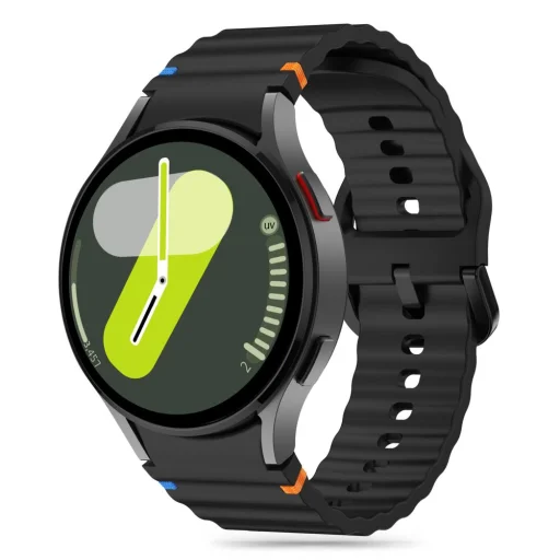 Tech-protect Silicone Sport Samsung Galaxy Watch 4 / 5 / 5 Pro / 6 / 7 / Fe Fekete - 1