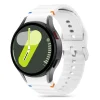 Tech-protect Silicone Sport Samsung Galaxy Watch 4 / 5 / 5 Pro / 6 / 7 / Fe Fehér thumbnail