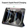 DUX DUCIS fliptok DOMO hajtogatható ceruzatartóval iPad Pro 13 (2024) fekete tok thumbnail