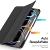 DUX DUCIS fliptok DOMO hajtogatható ceruzatartóval iPad Pro 13 (2024) fekete tok thumbnail