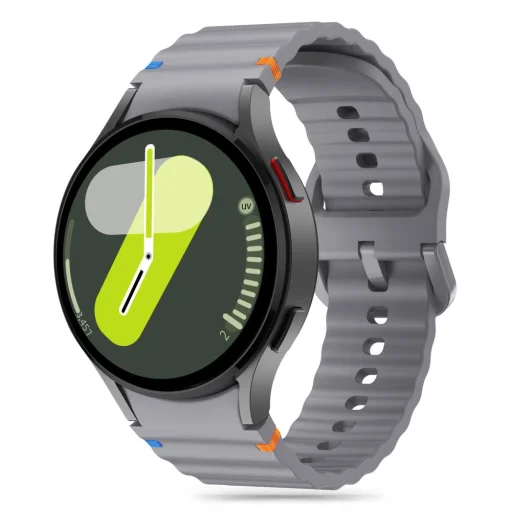 TECH-PROTECT SILICONE SPORT SAMSUNG GALAXY WATCH 4 / 5 / 5 PRO / 6 / 7 / FE CRAYON GREY óraszíj - 1