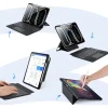 DUX DUCIS fliptok összecsukható vezeték nélküli billentyűzettel iPad Pro 13 (2024) fekete thumbnail