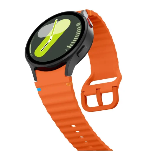 TECH-PROTECT SZILIKON SPORT SAMSUNG GALAXY WATCH 4 / 5 / 5 PRO / 6 / 7 / FE NARANCSSÁRGA óraszíj - 3