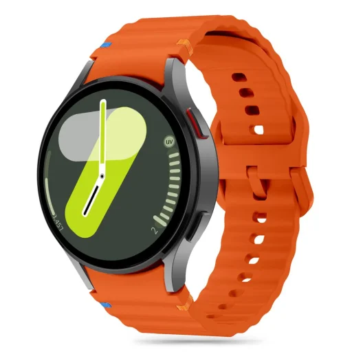TECH-PROTECT SZILIKON SPORT SAMSUNG GALAXY WATCH 4 / 5 / 5 PRO / 6 / 7 / FE NARANCSSÁRGA óraszíj - 1