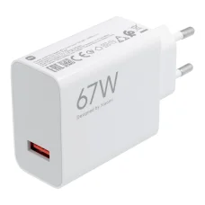 XIAOMI eredeti töltő USB A QC3.0 3A 67W MDY-12-EH fehér bulk