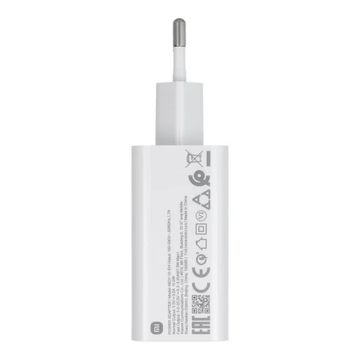 XIAOMI eredeti töltő USB A QC3.0 3A 67W MDY-12-EH fehér bulk - 3