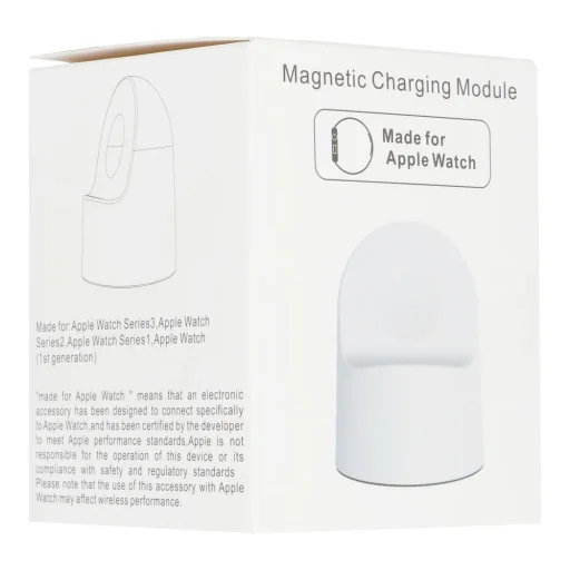 Vezeték nélküli töltő Apple Watch-hoz fehér - 6