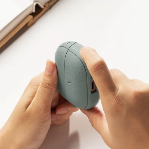 Ringke Onyx Magnetic Magsafe Samsung Galaxy Buds 3 / 3 Pro Zsálya Zöld Tok - 4