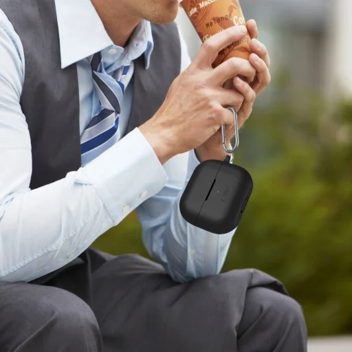 Tech-protect Silicone Hook Samsung Galaxy Buds 3 / 3 Pro Krétaszürke - 7