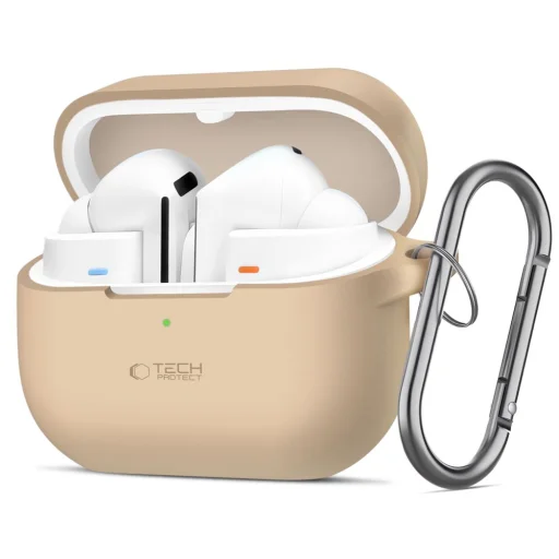 Tech-protect Szilikonakasztó Samsung Galaxy Buds 3 / 3 FE / 3 Pro Caffe Latte - 1