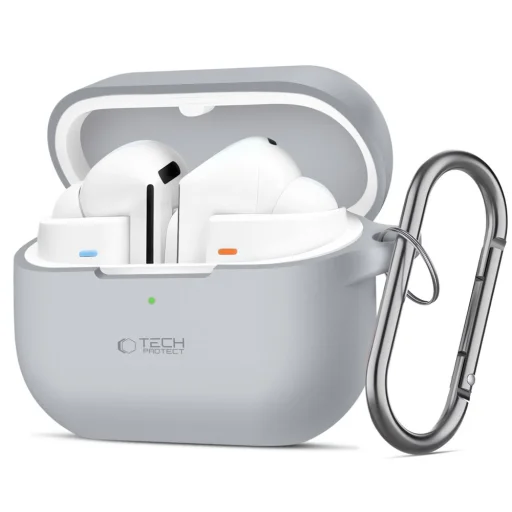 Tech-protect Silicone Hook Samsung Galaxy Buds 3 / 3 Pro Krétaszürke - 1