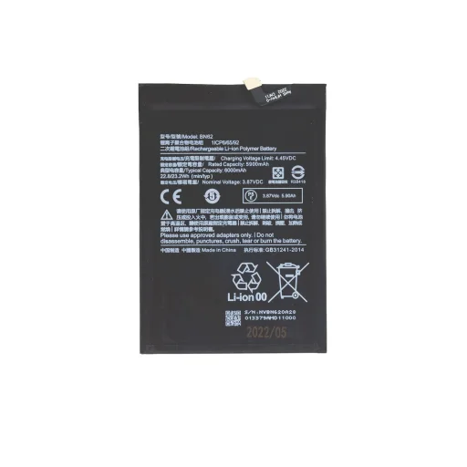 BN62 Xiaomi akkumulátor 6000mAh (OEM) - 1