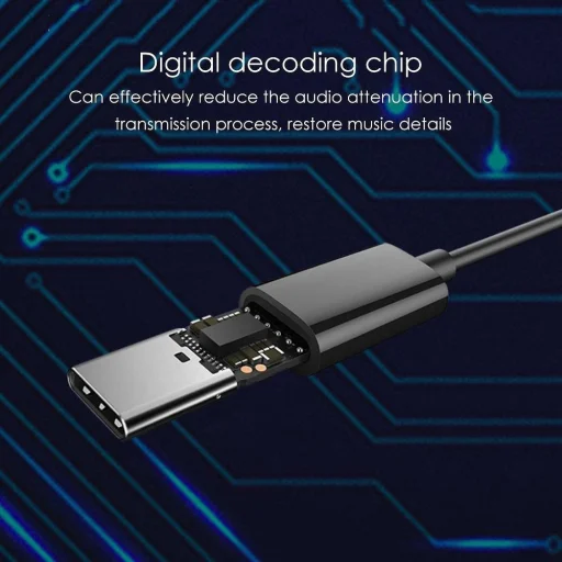 XIAOMI eredeti vezetékes fülhallgató Typ C mikrofonnal HSEJ04WM fekete blister - 5