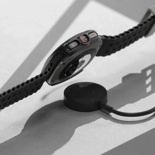 RINGKE SLIM & EDZETT ÜVEG GALAXY WATCH ULTRA (47 MM) TITANIUM FEKETE üvegfólia - 5