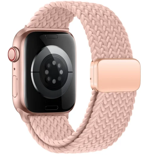 Tech-protect Nylonmag Apple Watch 4 / 5 / 6 / 7 / 8 / 9 / 10 / 11 / Se (38 / 40 / 41 Mm) Dusty Rose - 2