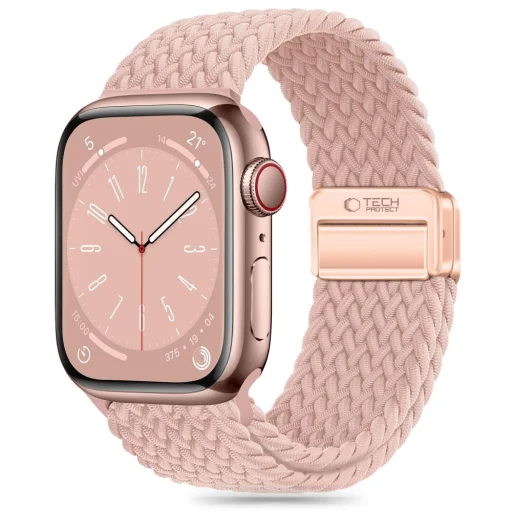 Tech-protect Nylonmag Apple Watch 4 / 5 / 6 / 7 / 8 / 9 / 10 / 11 / Se (38 / 40 / 41 Mm) Dusty Rose - 1
