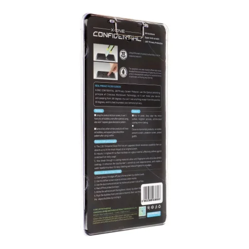 X-ONE Full Cover Extra Strong Privacy - iPhone 11 Pro (teljes ragasztású) edzett üveg 9H üvegfólia - 2