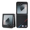 BMW M PU Carbon Tricolor Stripe tok Samsung Galaxy Z Flip 6 Black thumbnail