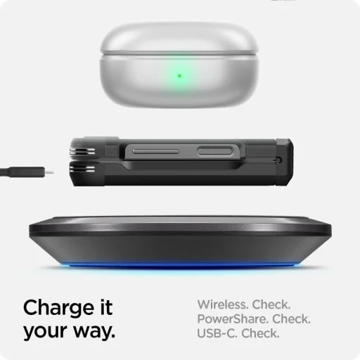  Samsung Galaxy Z Flip 6 fekete SPIGEN Tough Armor Pro tok - 8