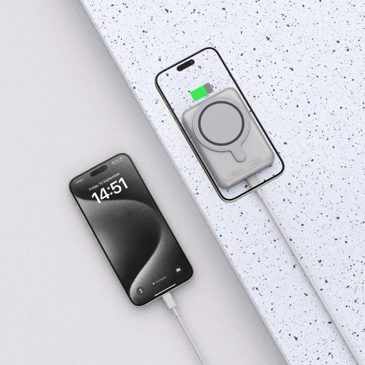 Tech-protect Pb11 Lifemag Magsafe Power Bank 10000mah Titanium - 6