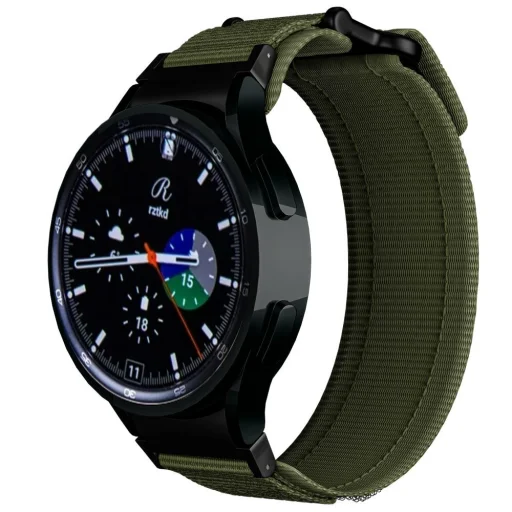 TECH-PROTECT SCOUT PRO SAMSUNG GALAXY WATCH 4 / 5 / 5 PRO / 6 / 7 / FE MILITARY ZÖLD óraszíj - 2