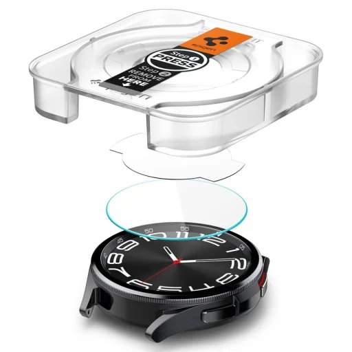 Edzett üveg Spigen Glas.TR "EZ-Fit" 2-Pack Galaxy Watch 6 Classic (43 mm) átlátszó üvegfólia - 5