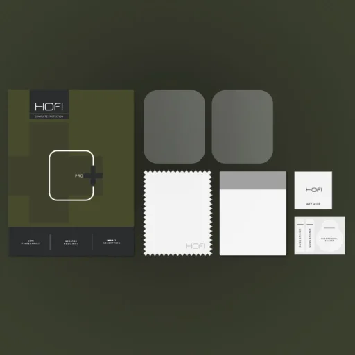 Fólia Hydrożelowa Hofi Hydroflex Pro+ 2-Pack Apple Watch 4 / 5 / 6 / 7 / 8 / 9 / SE 1 / 2 / 3 (44 / 45 mm) Clear üvegfólia - 2