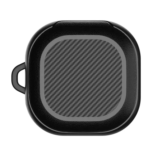 Tech-protect Rough Carbon Samsung Galaxy Buds Fe / 2 Pro / 2 / Live / Pro Fekete - 2