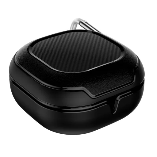 Tech-protect Rough Carbon Samsung Galaxy Buds Fe / 2 Pro / 2 / Live / Pro Fekete - 3