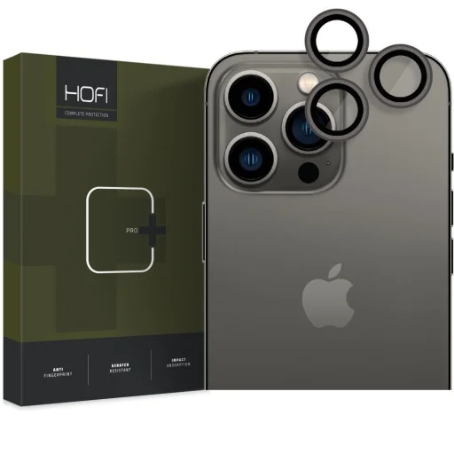 Hofi Camring Pro+ iPhone 14 Pro / 14 Pro Max fekete üvegfólia - 1