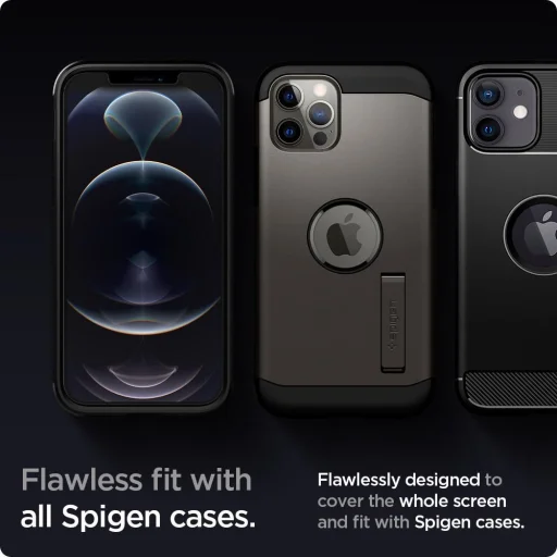 Spigen Glas.tr "ez Fit" 2 Darabos Keményített üvegfólia Iphone 12/12 Pro - 8