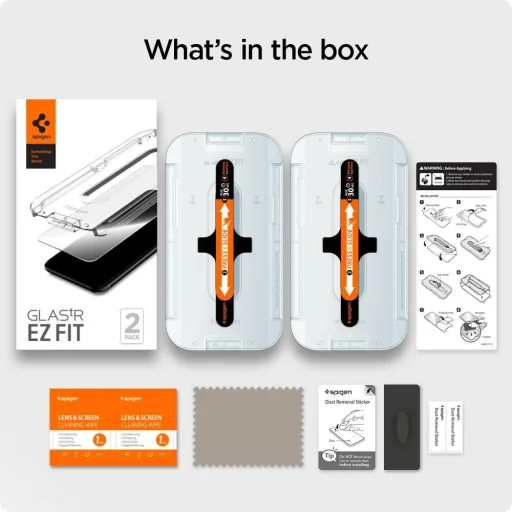 Spigen Glas.tr "ez Fit" 2 Darabos Keményített üvegfólia Iphone 12/12 Pro - 9