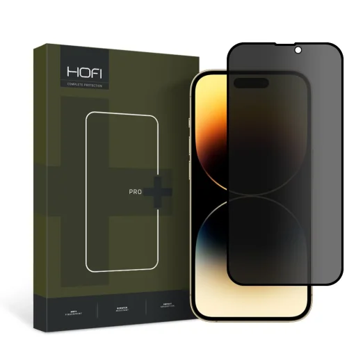 Hofi Anti Spy Glass Pro+ iPhone 15 privát üvegfólia - 1