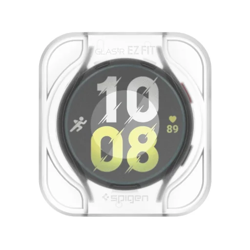 Spigen Glas.TR ”EZ-Fit” 2-PACK Samsung Galaxy Watch 6 (44 mm) üvegfólia - 5