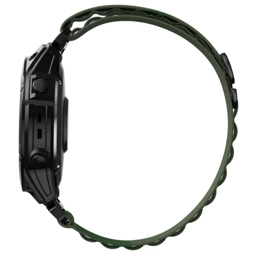 TECH-PROTECT NYLON PRO GARMIN FENIX 3 / 5X / 3HR / 5X PLUS / 6X / 6X PRO / 7X KATONAI ZÖLD óraszíj - 2