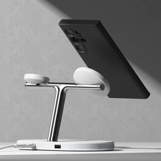 Ringke Silicone Magnetic Magsafe Galaxy S24 Ultra Fekete Tok - 11