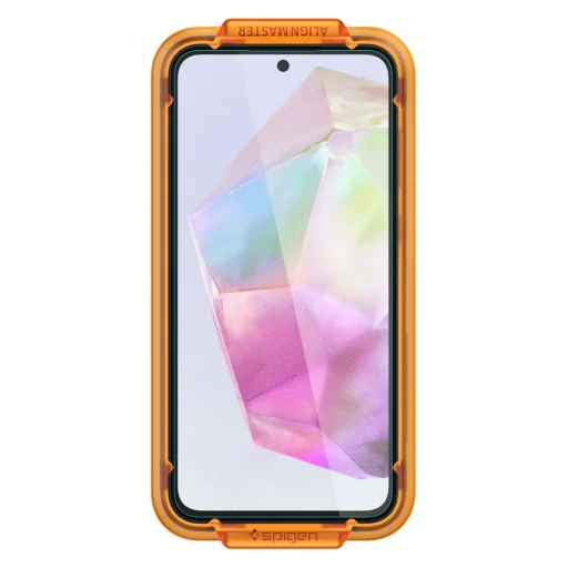 Edzett üveg Spigen Alm Glas.TR 2-pack Galaxy A35 5G clear üvegfólia - 2