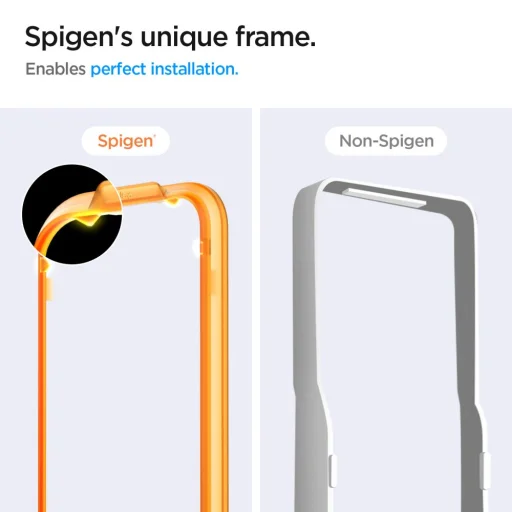 Edzett üveg Spigen Alm Glas.TR 2-pack Galaxy A35 5G clear üvegfólia - 7