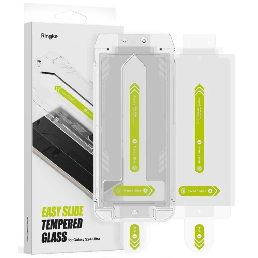 RINGKE EASY SLIDE 2-PACK EDZETT ÜVEG GALAXY S24 ULTRA ÁTTETSZŐ üvegfólia - 10