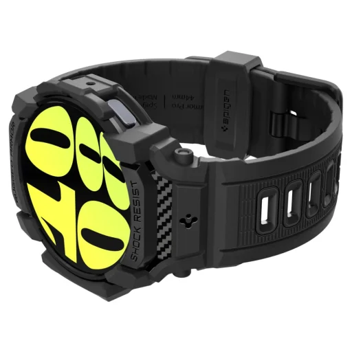  Samsung Galaxy Watch 7 (40 mm) Matt Fekete Spigen Rugged Armor "Pro" tok - 11