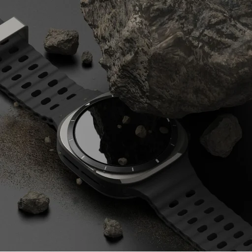 RINGKE SLIM & TEMPERED GLASS GALAXY WATCH ULTRA (47 MM) CLEAR tok + üvegfólia - 6