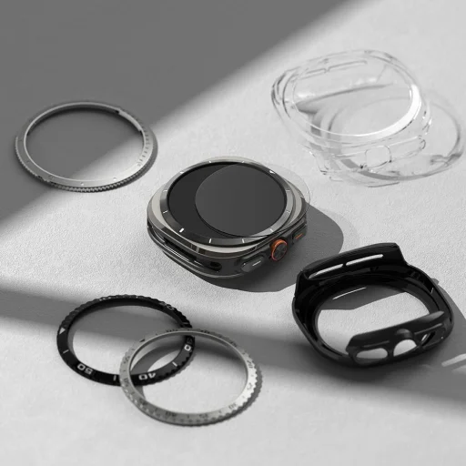 Edzett üveg Ringke Tempered Glass 4-pack Samsung Galaxy Watch Ultra (47 mm) clear, üvegfólia - 4