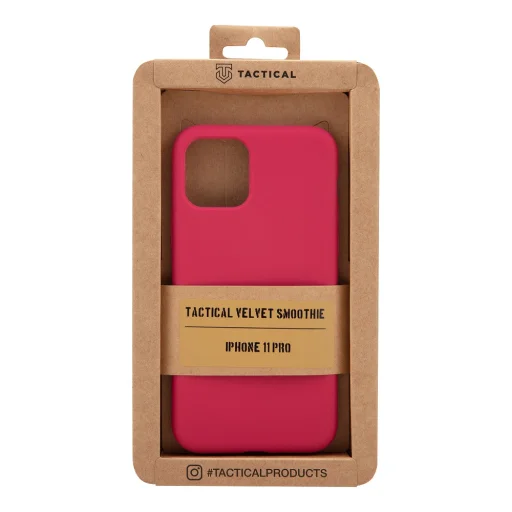 Tactical Velvet Smoothie tok Apple iPhone 11 Pro-hoz, Sangria - 4