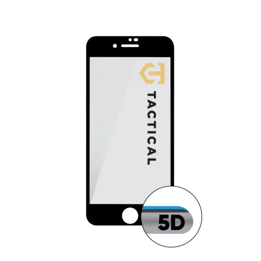 Tactical Glass Shield 5D Apple iPhone 7/8/SE2020/SE2022 Fekete üvegfólia - 2