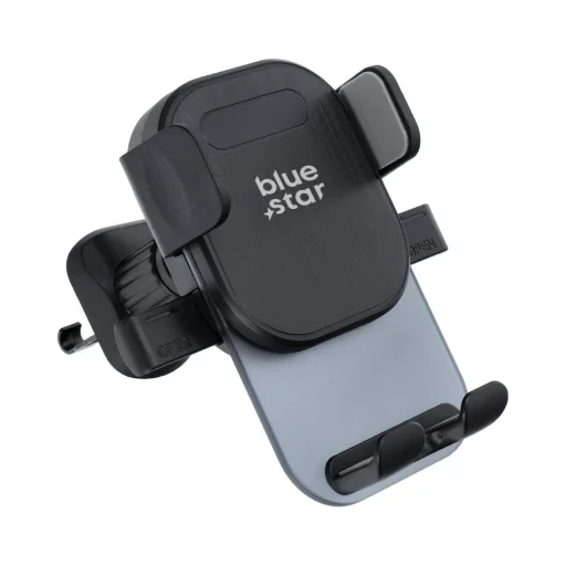 BLUE STAR AUTO LOCK X2 szellőzőre erősíthető autós telefontartó fekete - 5