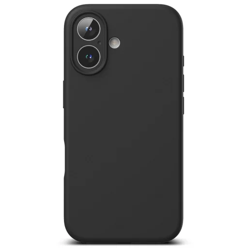 Ringke Silicone Magnetic Magsafe Iphone 16 Fekete Tok - 3