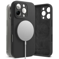 Ringke Silicone Magnetic Magsafe Iphone 16 Pro Fekete Tok